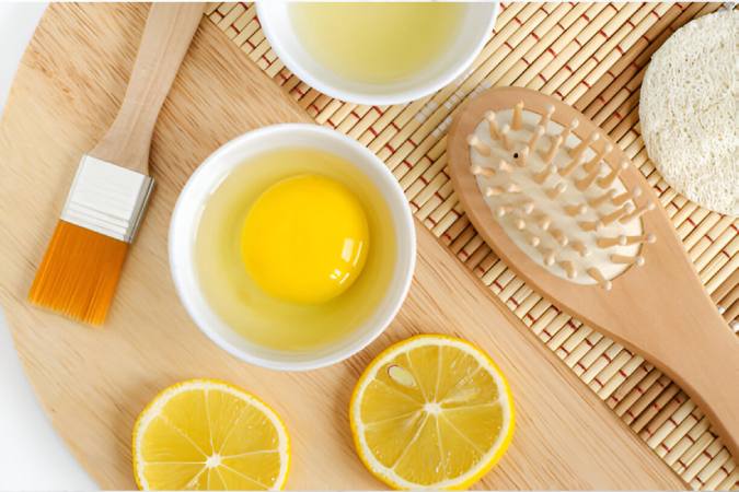 Hair Masks with lemon